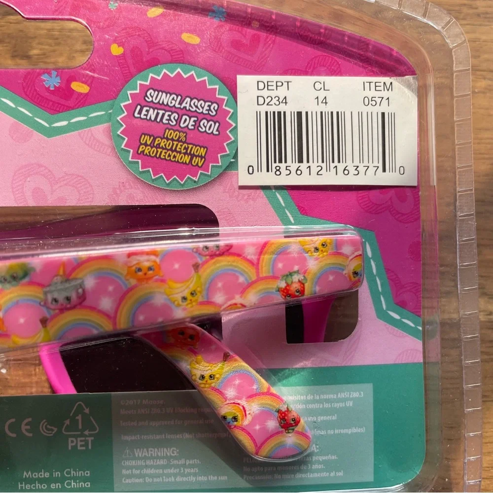 Shopkins Vibrant Pink Sunglasses for Kids